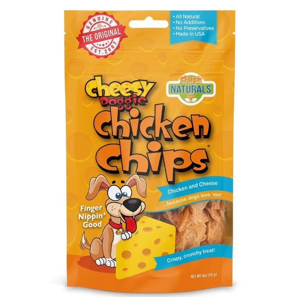 Cheesy Doggie Chicken Chips